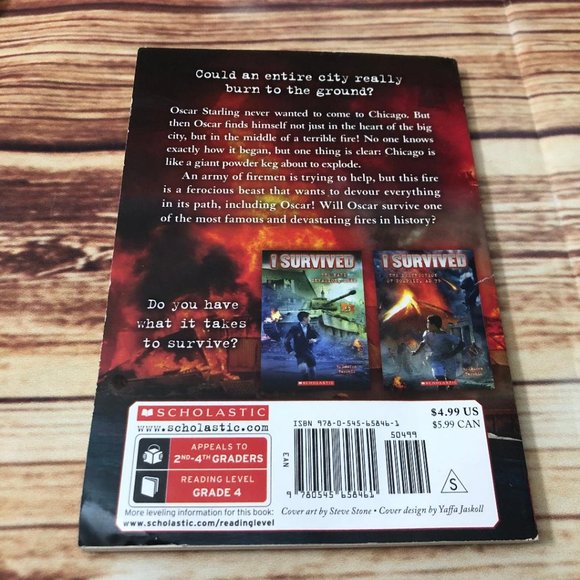 I Survived Books Lot of 3 Shark Attacks, Great Chicago Fire, Nazi Invasion - Picture 5 of 11